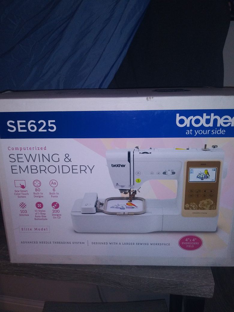 SE625 Brother comp Embroidery/sewing machine