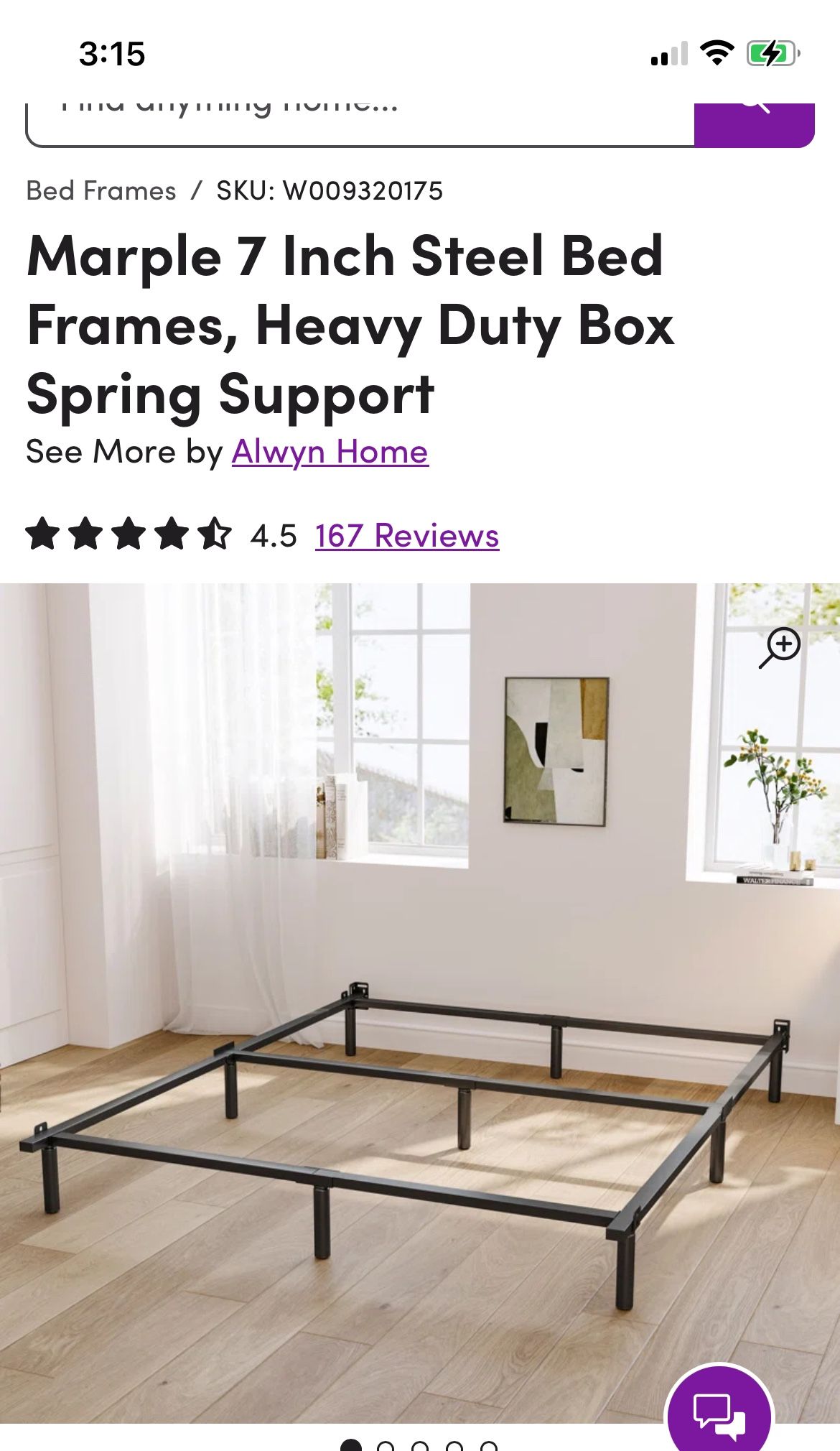 Adjustable Bed Frame Twin- King