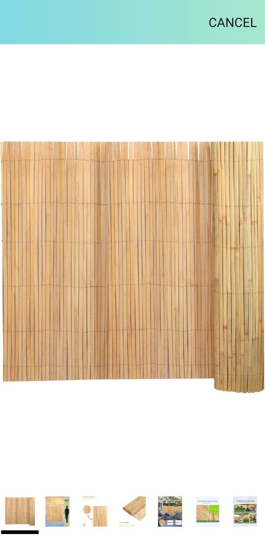 6X13 Bamboo Privacy Fence