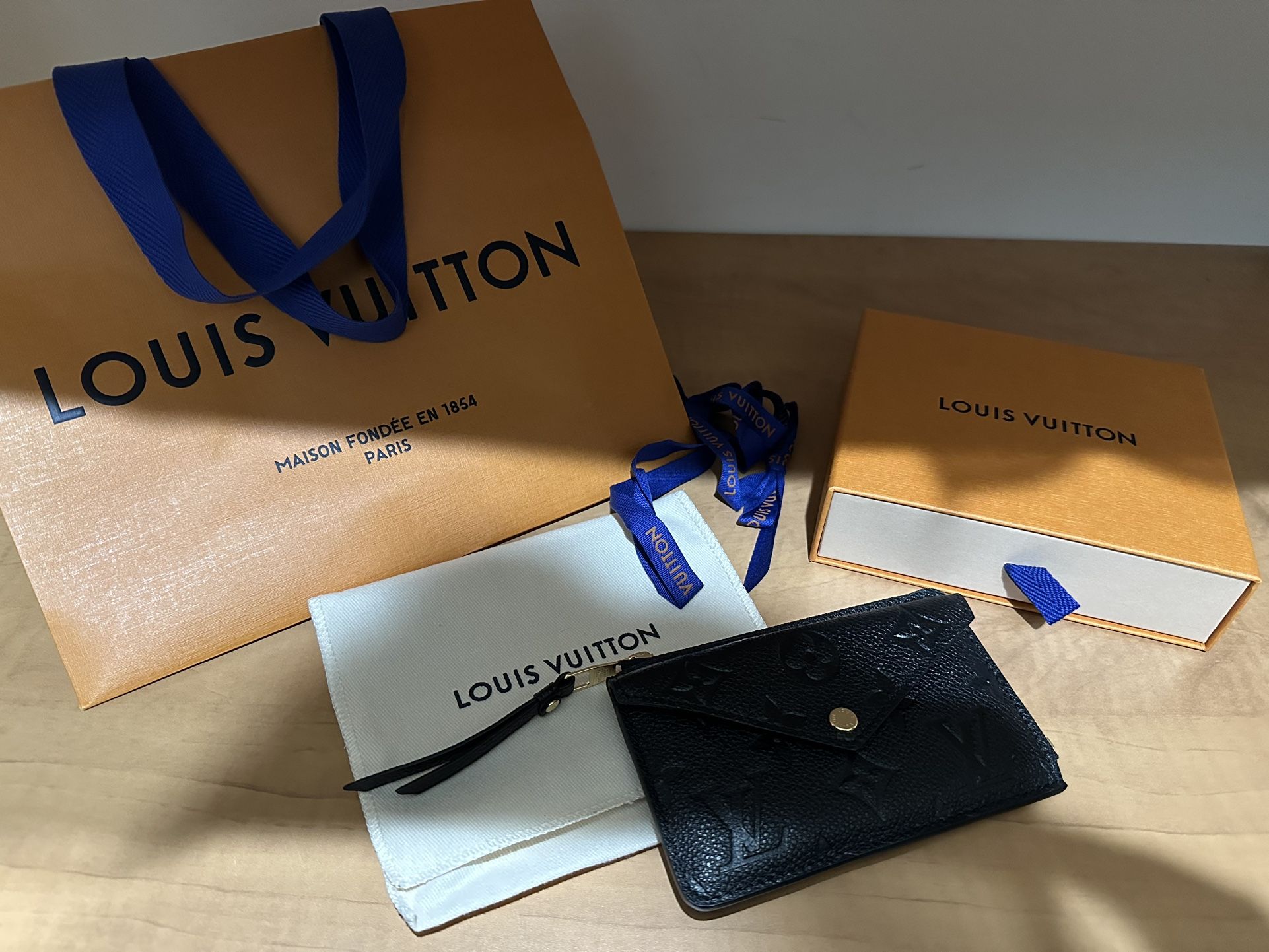 Louis Vuitton ® Monogram Empreinte Leather Card Holder Wallet ($695 or Best Offer)