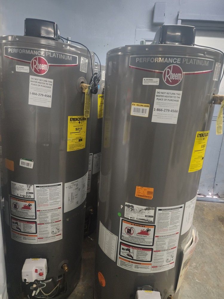 New Water Heater Rheem Performance Platinum 