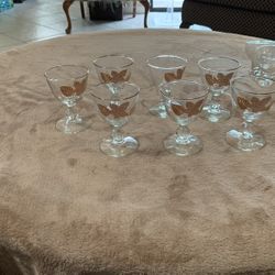 Set Of 7Vintage Cordial Stemware