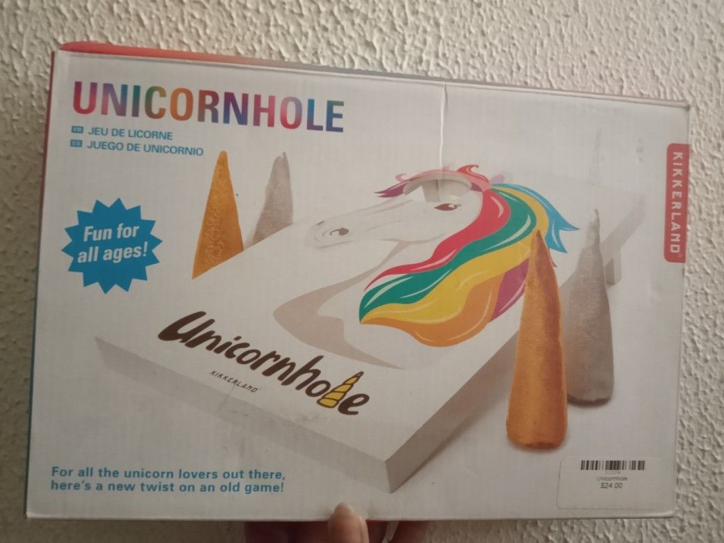 Unicorn Cornhole Game! Fun W Friends Or At Parties!