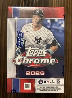 2026 TOPPS CHROME BASEBALL VALUE BLASTER BOX MLB BRAND NEW FACTORY SEALED