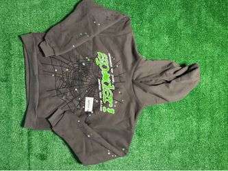 Grey Spider Hoodie