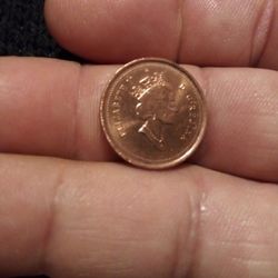 "XF"Elizabeth II"Canadian Coin (1998)No M./ M ."DDR". Wt:2.25 (AU) W./Errors