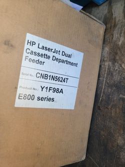 HP Laserjet Dual Cassette Compartment Feeder