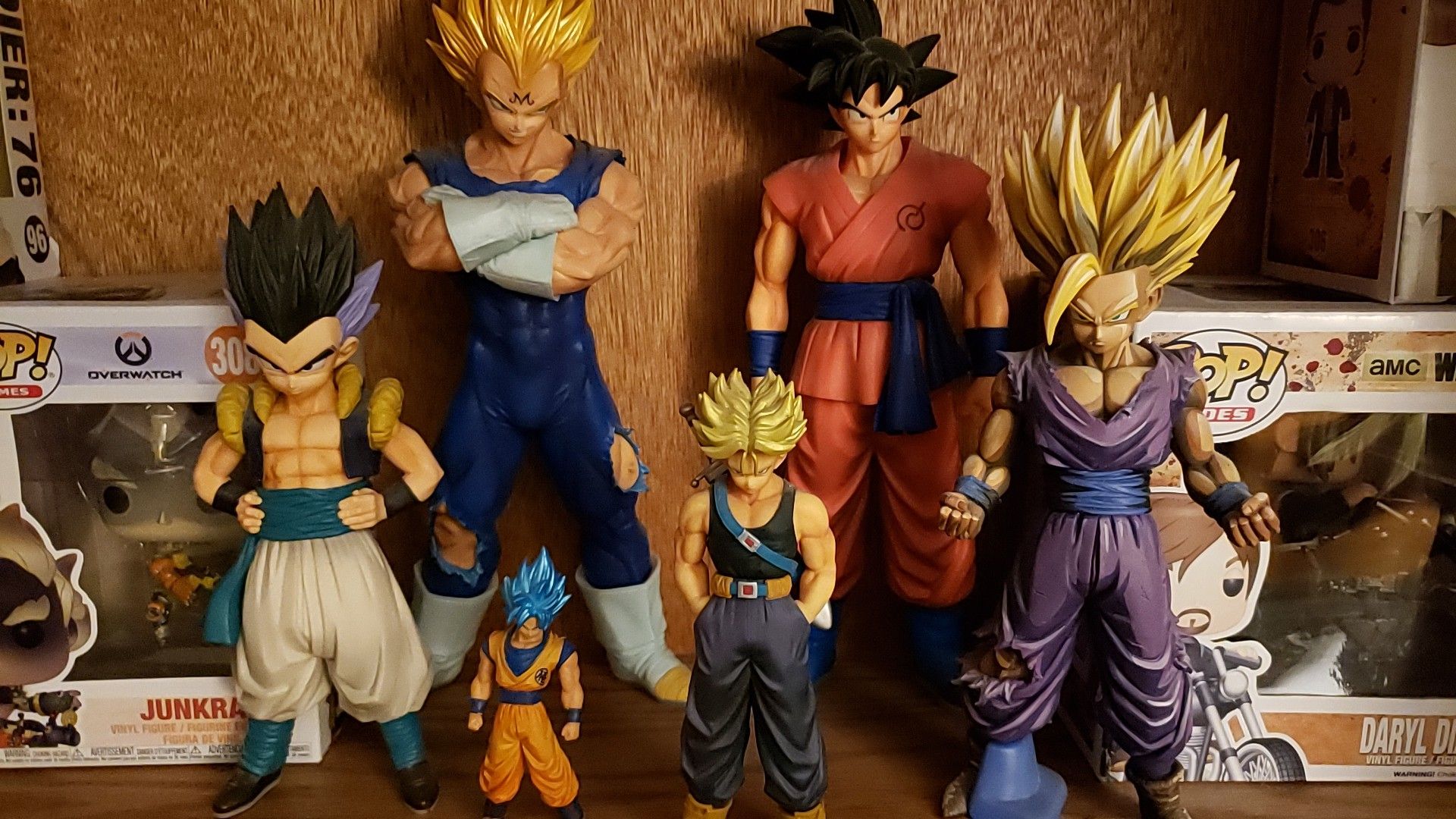 Dragonball z figures.