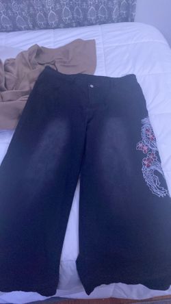 Black anime jeans