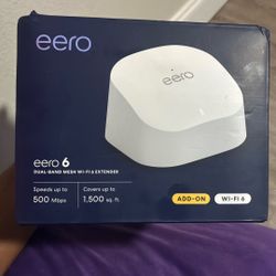 Eero 6 (dual-band Mesh WiFi 6 Extender)