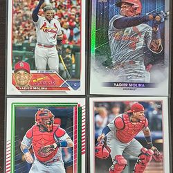 Yadier Molina 4 MLB Card Lot