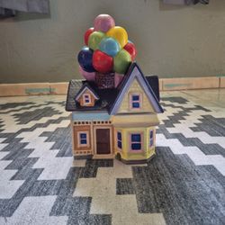 Up Ceramic Cookie Jar