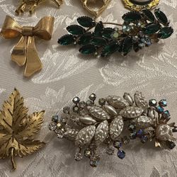 Collection Of Brooches 