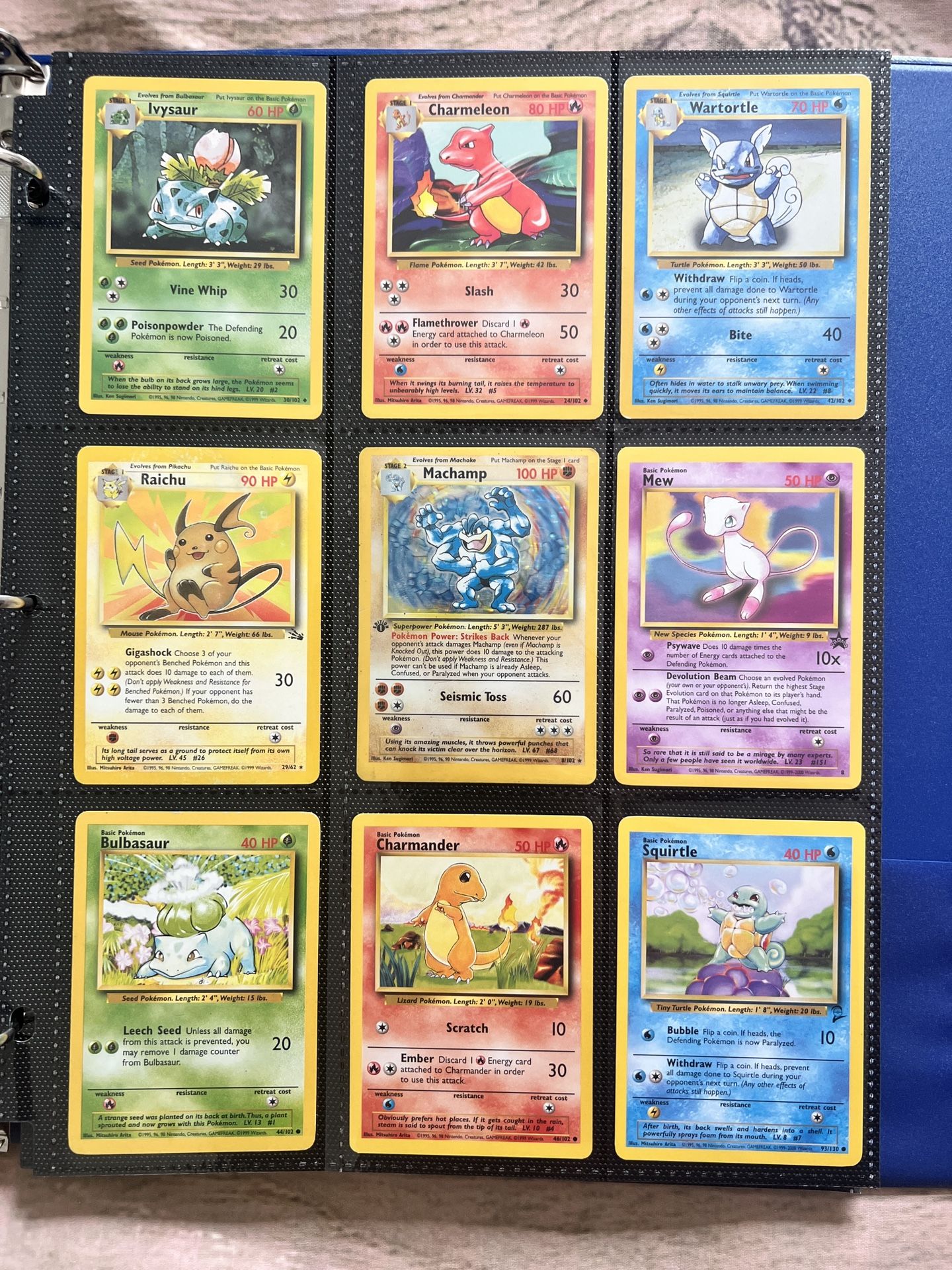 Old Pokemon Cards VINTAGE Rare Collection binder Holo WOTC 1999 Era & Modern Lot