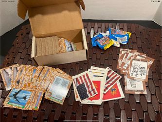 1991 TOPPS DESERT STORM HOBBY BOX- 36 Pack Box Full,TRADING CARDS