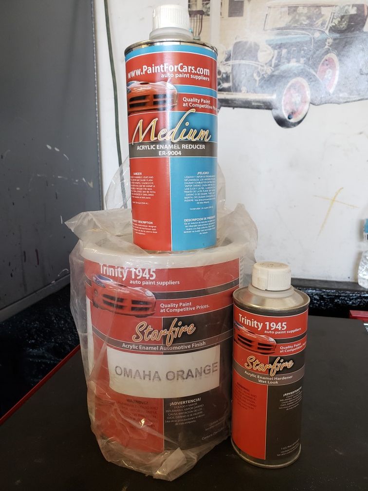 Omaha orange paint