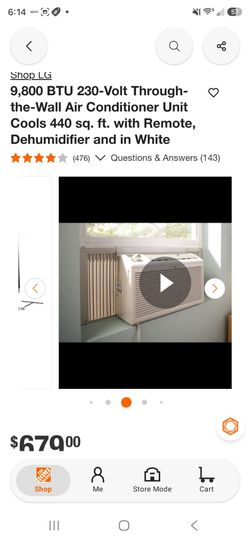 LG Window AC- New in Box