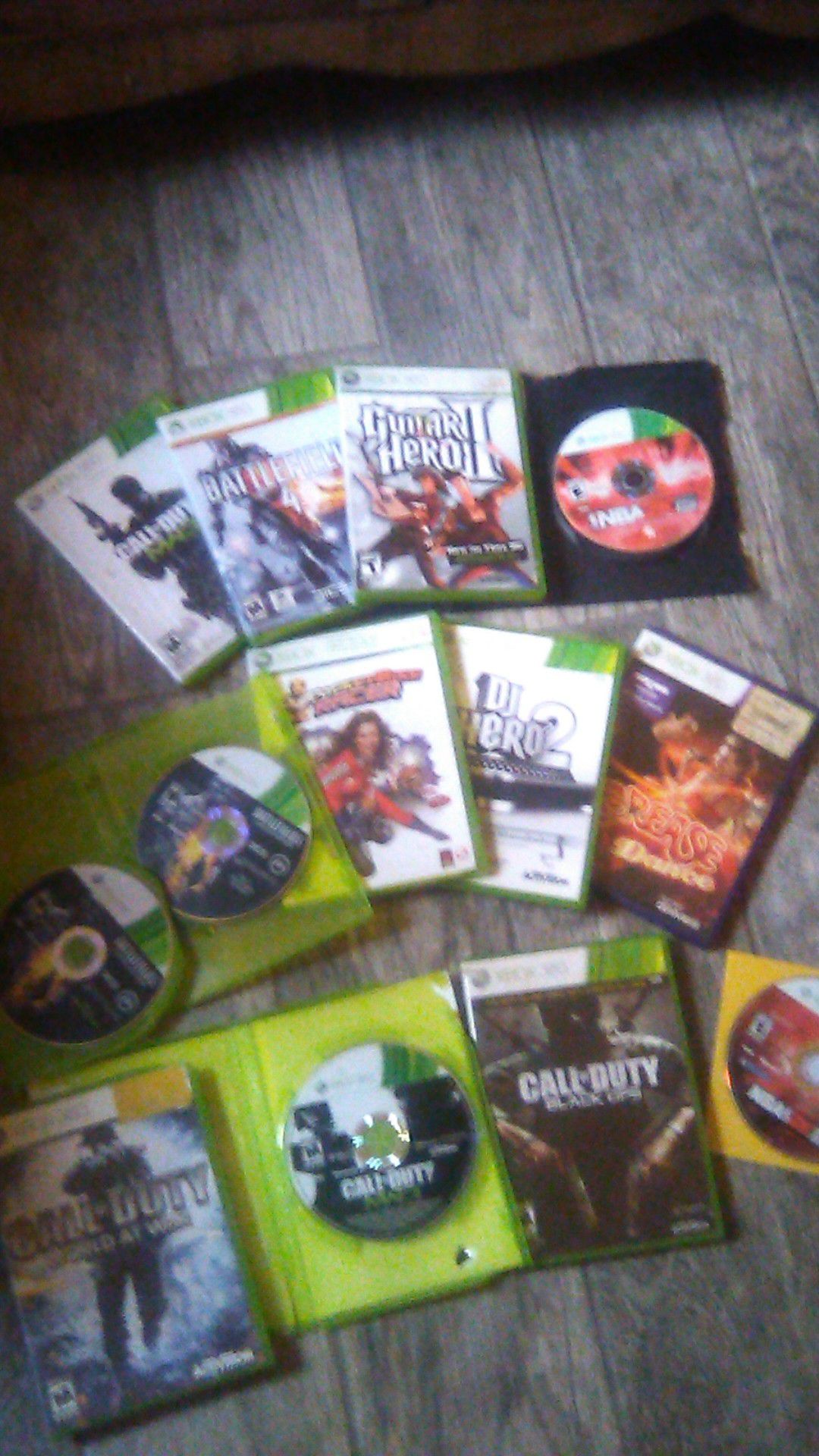 Xbox 360 games $15 for all 12