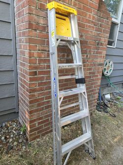 Werner 6ft Aluminum Ladder 225lb Rating