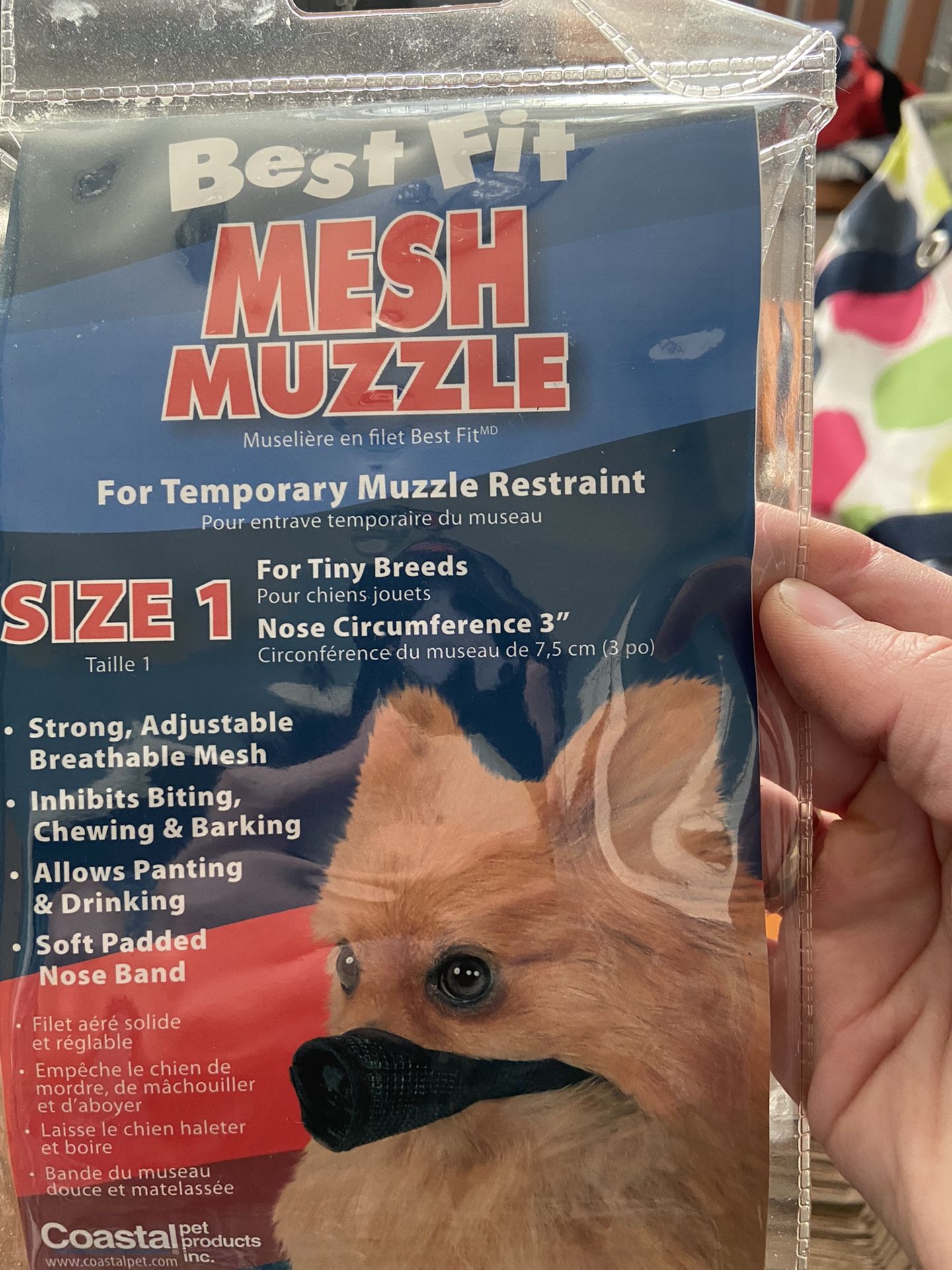 Small Dog Mesh Muzzle Brand New