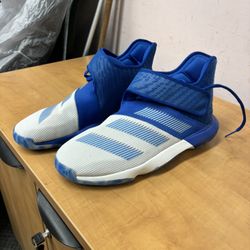 Adidas Men's 11.5 Blue And White Sneakers