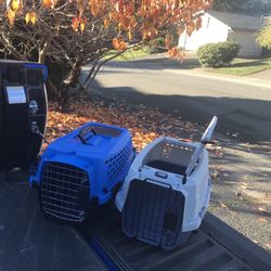 Small Dog Cat Rabbit Bunny Kennel Crate Carrier Like New 20” L by 10” W by 10” H $20 Each 