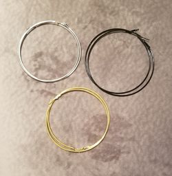 New-Large Hoop Earrings