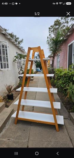 Boho A Ladder Bookcase Bookshelf Furniture Storage Bohemian