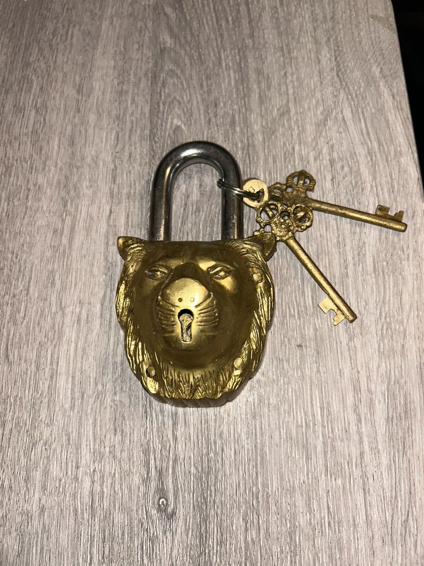 3 Handmade Solid Brass Working Locks