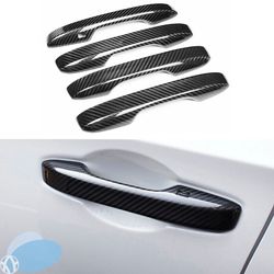 Brand New 4PCS Honda Civic 2022-2025 Real Carbon Fiber Door Handle Knob Cover Trim