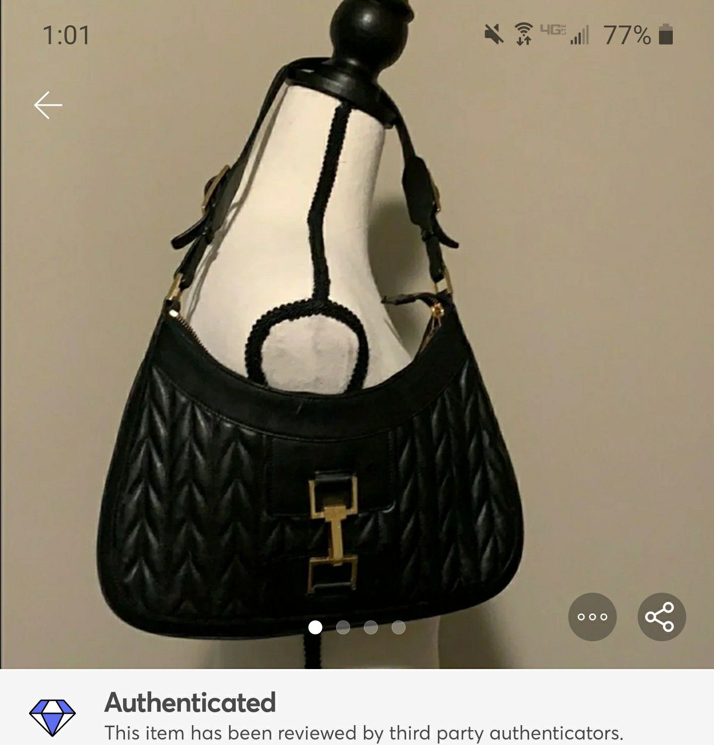Authentic Gucci Horsebit Shoulder bag