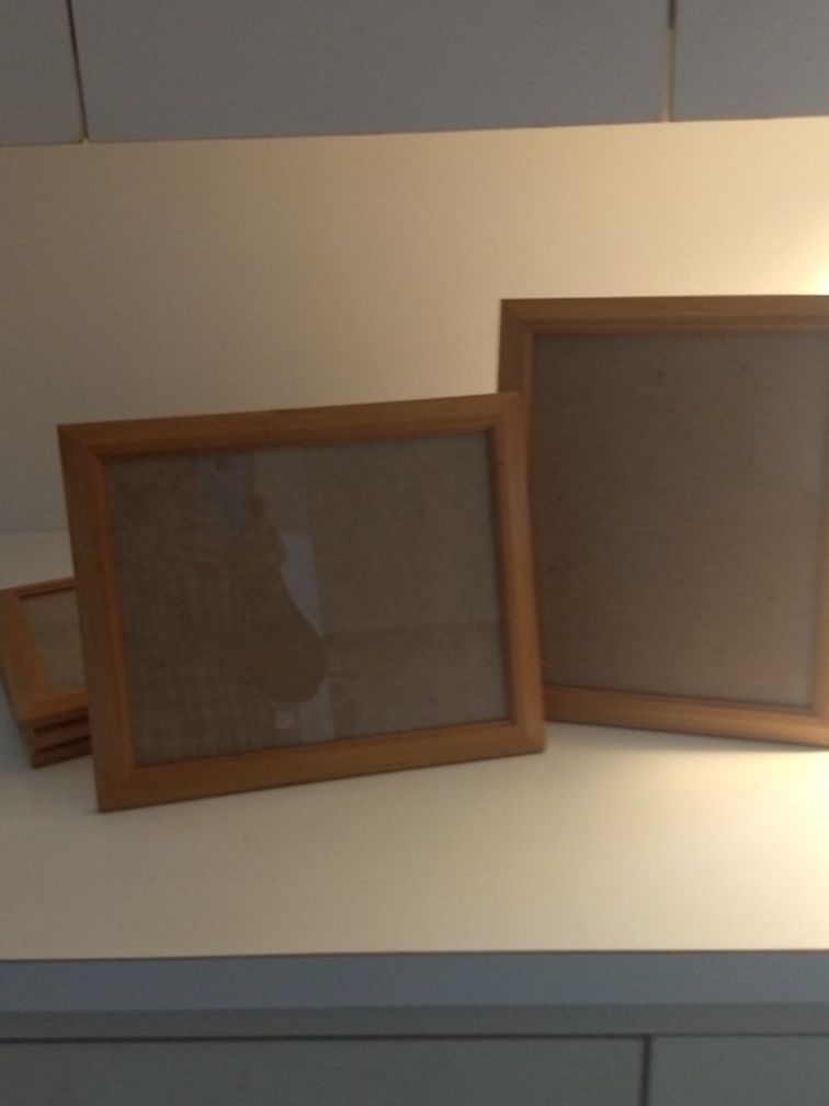 5 8x10" Wood Picture Frames