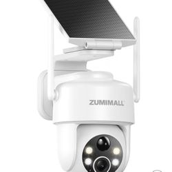 2K Solar Security Cameras Wireless Outdoor | 360° Cameras for Home Security | 2.4G WiFi, AI Detection, Color Night Vision, 2-Way Talk, SD/Cloud Storag