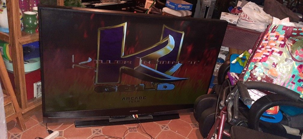 60 Inch TV Works Great Come With Remote Control And Part