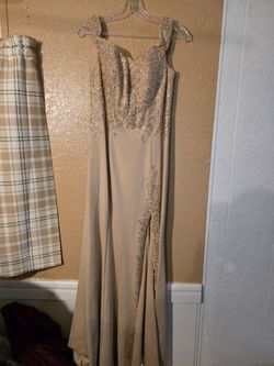 Gold dress