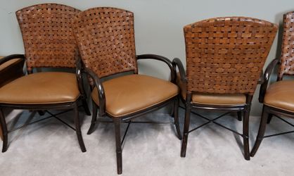 (4) DESIGN INTERNATIONAL Bentwood Genuine Leather Uppers & Seats Armchairs Dining Chairs