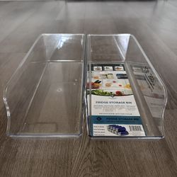 2 Fridge Cans Storage Bins