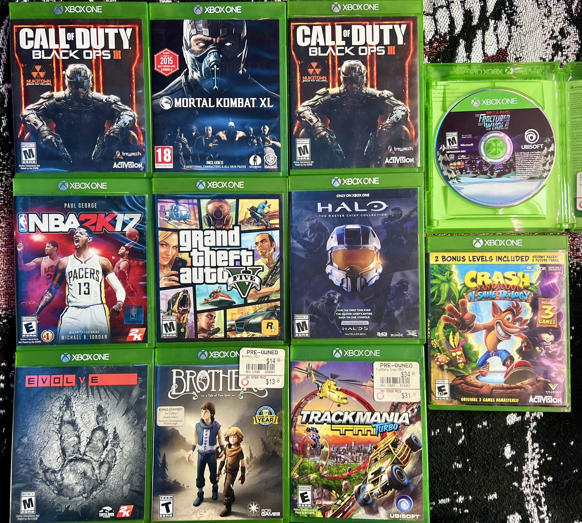 Xbox one & Xbox 360 Games 15$ A Game