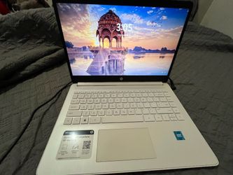 Hp white laptop