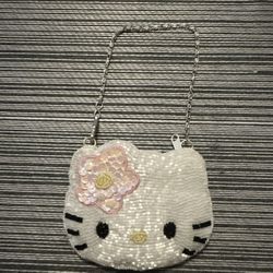 Vintage Sanrio Hello Kitty Beaded Sequin Mini Purse