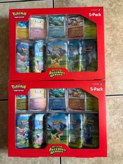 Pokemon TCG Ascended Heroes 5-Pack Tins