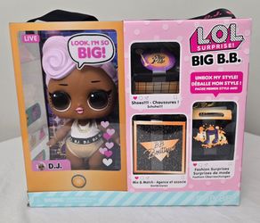LOL Surprise Big B.B. Big Baby D.J 11" Large Doll Unbox Fashions Accessories