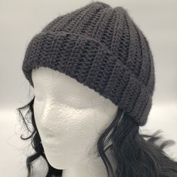 Unisex Beanie Youth To Small Adult Size - New- Black
