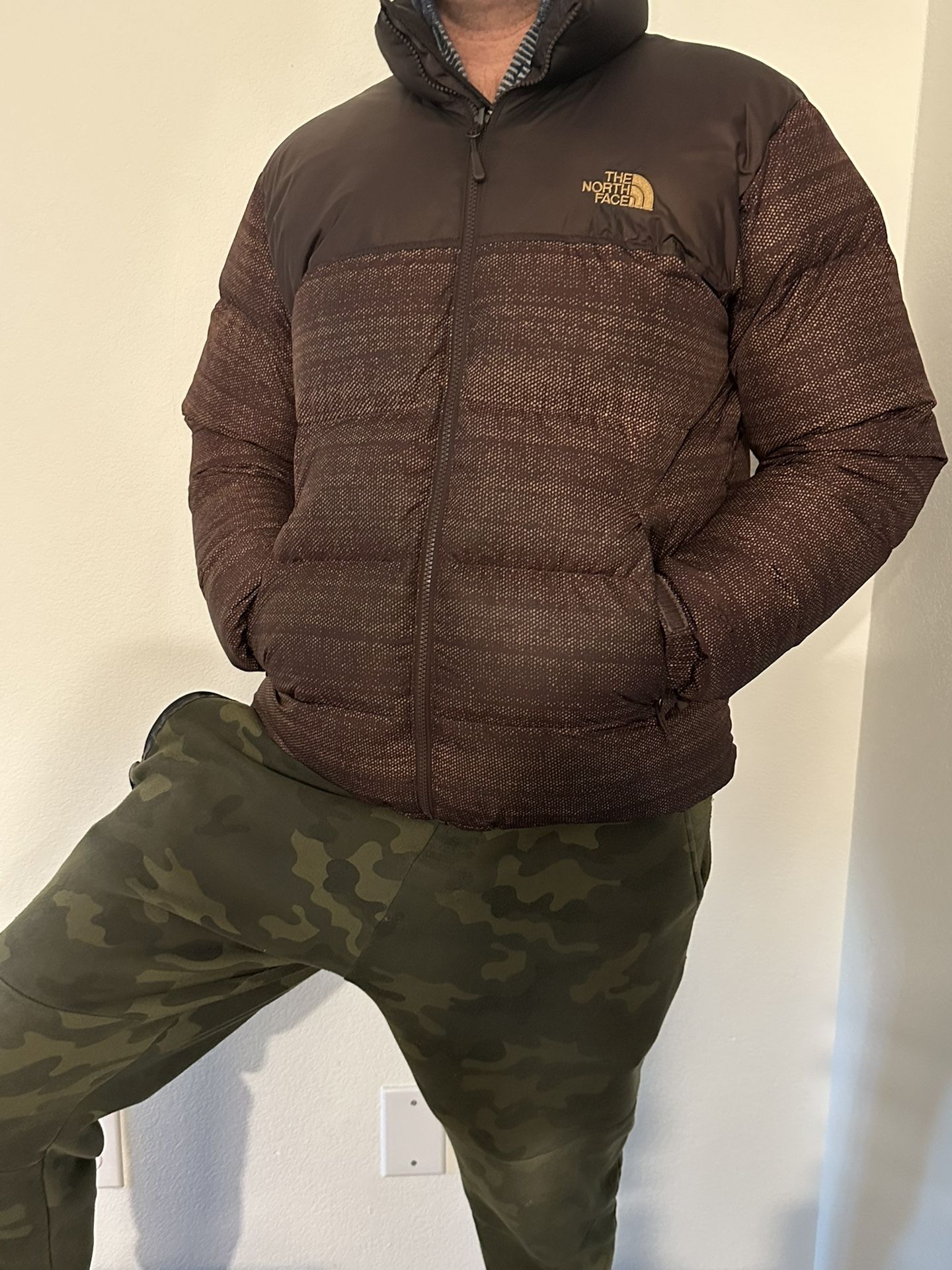 THE NORTH FACE✨ Men’s 700 Fill Goose Down Puffer Twitch Brown// 🥗RARE