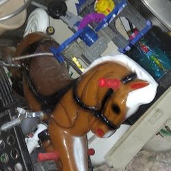 Vintage Hobby Horse 