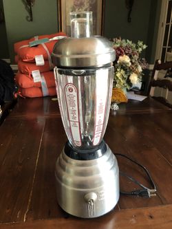 Bobby Flay Stainless Electric Countertop Bar Blender Glass