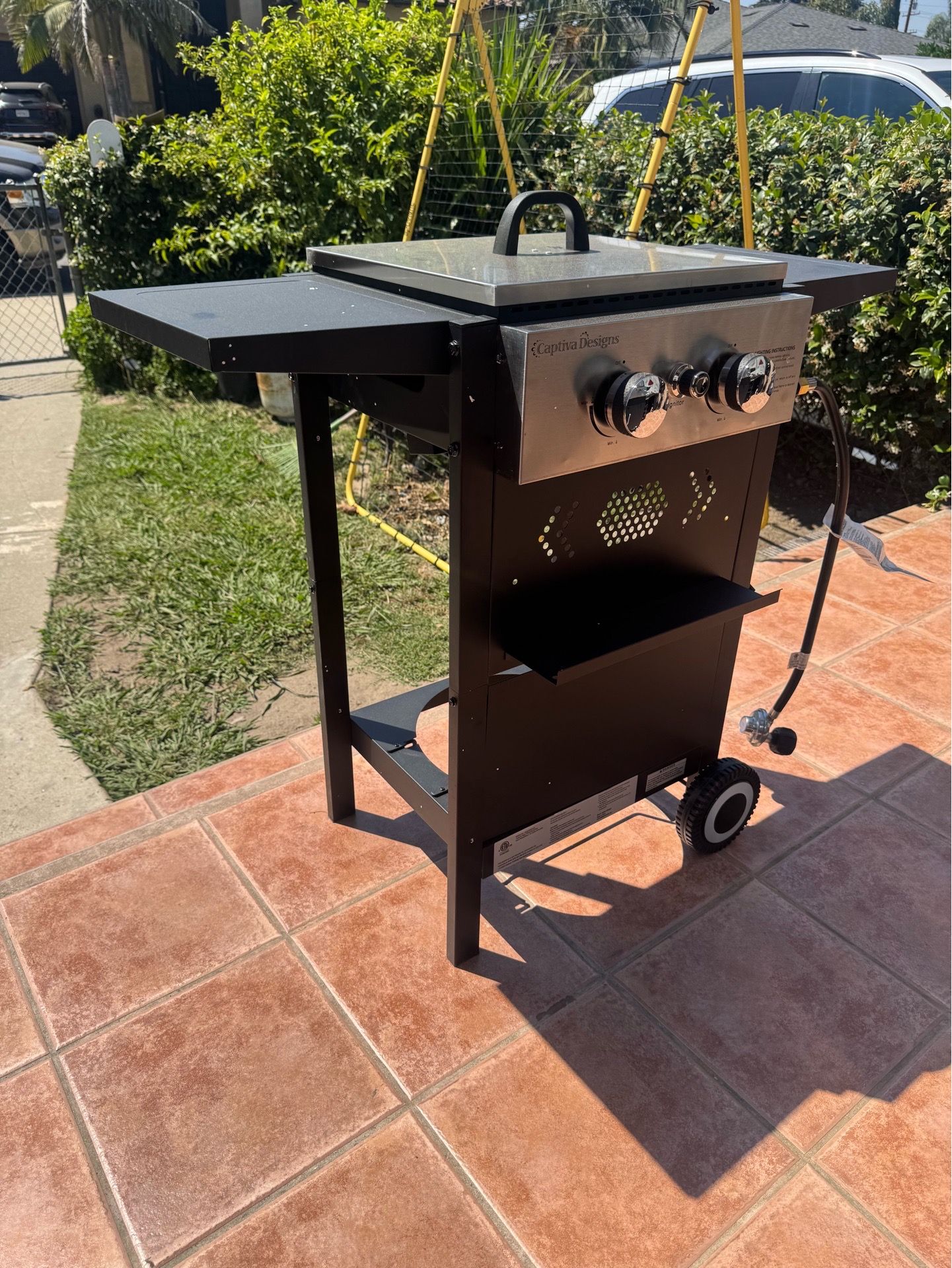 Gas and griddle