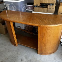 FREE ALL WOOD TV STAND!!