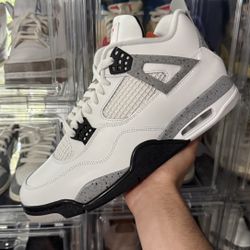 Jordan 4 White Cement 