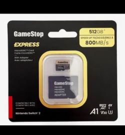 GameStop 512GB Express Micro SD Card for Nintendo Switch 2